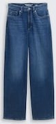 TOM TAILOR DENIM Damen TTLINOU WIDE High Waist Jeans, blau, Uni, Gr. M/32