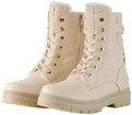Thumbnail - TOM TAILOR DENIM Damen Wasserdichte Stiefel mit Logo-Applikation, beige, Uni, Gr. 36