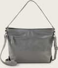 Thumbnail - TOM TAILOR Damen TTNICOLINA M Schultertasche mit Material-Mix, silber, Uni, Gr. ONESIZE
