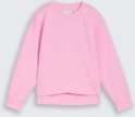 TOM TAILOR Mädchen Cropped Scuba Sweatshirt, rosa, Uni, Gr. 128/134