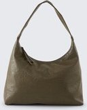 TOM TAILOR Damen TTEVELINA M Beuteltasche aus Lederimitat, grün, Uni, Gr. ONESIZE