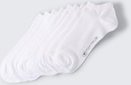 TOM TAILOR Unisex Sneakersocken im 8er-Pack, weiß, Uni, Gr. 39-42