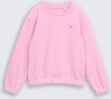 TOM TAILOR Mädchen Cropped Sweatshirt mit Stickerei, rosa, Uni, Gr. 128/134