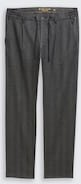 TOM TAILOR Herren TTREGULAR Chino Hose, schwarz, Uni, Gr. 94