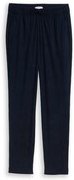 TOM TAILOR Damen Loose Slim Cordhose, blau, Uni, Gr. 34/28