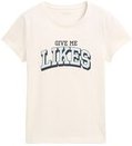 Thumbnail - TOM TAILOR Mädchen T-Shirt mit Print, weiß, Uni, Gr. 176