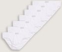 TOM TAILOR Herren Slips aus Baumwolle im 7er-Pack, weiß, Uni, Gr. XXL/8