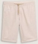 TOM TAILOR Herren Regular Shorts mit Leinenanteil, braun, Meliert, Gr. XL