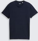 TOM TAILOR Herren Basic Fitted T-Shirt, blau, Uni, Gr. XXL