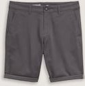 TOM TAILOR Herren Slim Chino Shorts, schwarz, Uni, Gr. 30