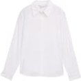 Thumbnail - TOM TAILOR Damen Hemdbluse mit Leinenanteil, weiß, Uni, Gr. 44
