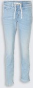 TOM TAILOR Damen TTMAYA TAPERED Stretch Jeans mit Kordelzug, blau, Uni, Gr. 31/30