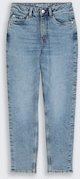 TOM TAILOR DENIM Damen TTLINLEY MOM High Waist Ankle Jeans, blau, Uni, Gr. 28