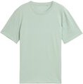 Thumbnail - TOM TAILOR DENIM Herren Basic T-Shirt in Unifarben, grün, Uni, Gr. XL