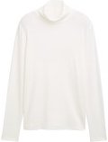 Thumbnail - TOM TAILOR Damen Langarmshirt mit Rollkragen, weiß, Uni, Gr. XXL