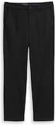 Thumbnail - TOM TAILOR DENIM Herren Loose Fit Piqué Hose, schwarz, Uni, Gr. S/32