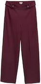 TOM TAILOR Damen Cropped TTMIA Straight Hose, rot, Uni, Gr. 36/28