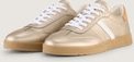 TOM TAILOR Damen Sneaker im Metallic-Look, gold, Uni, Gr. 37