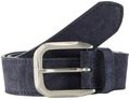 Thumbnail - TOM TAILOR Damen TTALISON Velourledergürtel mit eckiger Dornschließe, blau, Uni, Gr. 80