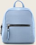 TOM TAILOR Damen TTTAMARA S Rucksack in Canvas-Optik, blau, Uni, Gr. ONESIZE