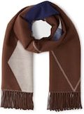 Thumbnail - TOM TAILOR Damen Schal mit Argyle-Muster, braun, Gemustert, Gr. ONESIZE