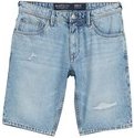 Thumbnail - TOM TAILOR DENIM Herren TTPIERS SLIM DESTROYED Jeans Shorts, blau, Uni, Gr. M