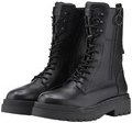 TOM TAILOR Damen Stiefel aus Kunstleder, schwarz, Uni, Gr. 37