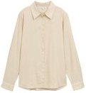 Thumbnail - TOM TAILOR Damen Hemdbluse mit Leinenanteil, braun, Uni, Gr. 42