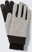 TOM TAILOR Herren Smartphone Handschuhe, grau, Meliert, Gr. S/M