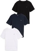 TOM TAILOR Herren Basic T-Shirts im 3er-Pack, weiß, Uni, Gr. XXXL