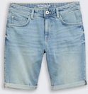TOM TAILOR Herren TTJOSH REGULAR SLIM Jeans Shorts, blau, Uni, Gr. 40