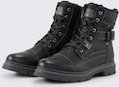 TOM TAILOR Herren Wasserdichte Stiefeletten mit Fütterung, schwarz, Uni, Gr. 42