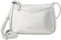 TOM TAILOR DENIM Damen TTCILIA S Umhängetasche aus Lederimitat, silber, Uni, Gr. ONESIZE