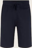 TOM TAILOR Herren Pyjama-Shorts aus Jersey-Material, blau, Logo Print, Gr. 50/M
