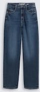 TOM TAILOR Damen TTMADINA WIDE Jeans, blau, Uni, Gr. 27/34