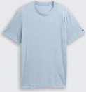 Thumbnail - TOM TAILOR Herren T-Shirt mit feinem Streifenmuster, blau, Gestreift, Gr. L