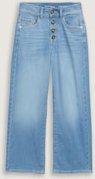 TOM TAILOR Damen TTNELMA CULOTTE Jeans, blau, Uni, Gr. 30/28