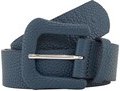 Thumbnail - TOM TAILOR Damen TTAUDREY Ledergürtel mit bezogener Dornschließe, blau, Gr. 100