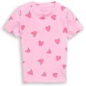 TOM TAILOR Mädchen T-Shirt mit Allover-Print, rosa, Gemustert, Gr. 104/110