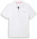 Thumbnail - TOM TAILOR Herren Piqué Poloshirt aus Baumwolle, weiß, Uni, Gr. XL