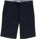 Thumbnail - TOM TAILOR Herren Regular Fit Shorts mit Leinenanteil, blau, Uni, Gr. S