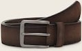 Thumbnail - TOM TAILOR Herren TTBART Ledergürtel mit eckiger Dornschließe, braun, Uni, Gr. 90