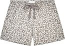 TOM TAILOR Damen Pyjama-Shorts mit Leo-Print, grau, Animalprint, Gr. L/40