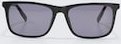 TOM TAILOR Herren Eckige Sonnenbrille, schwarz, Uni, Gr. ONESIZE