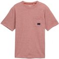 TOM TAILOR Herren T-Shirt mit Brusttasche, rot, Gestreift, Gr. XXL
