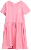 Thumbnail - TOM TAILOR Mädchen Mini-Kleid mit Rippstruktur, rosa, Uni, Gr. 116/122