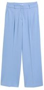 Thumbnail - TOM TAILOR Damen Lea Wide Leg Hose, blau, Uni, Gr. 40/30