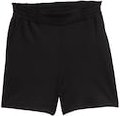 TOM TAILOR DENIM Damen Relaxed Jacquard Shorts, schwarz, Uni, Gr. L