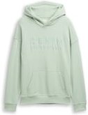 Thumbnail - TOM TAILOR DENIM Herren Relaxed Fit Hoodie Sweatshirt mit Print, grün, Uni, Gr. L
