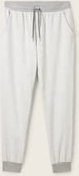 TOM TAILOR Damen Loungewear Sweat-Hose in Melange Optik, grau, Meliert, Gr. XL/42